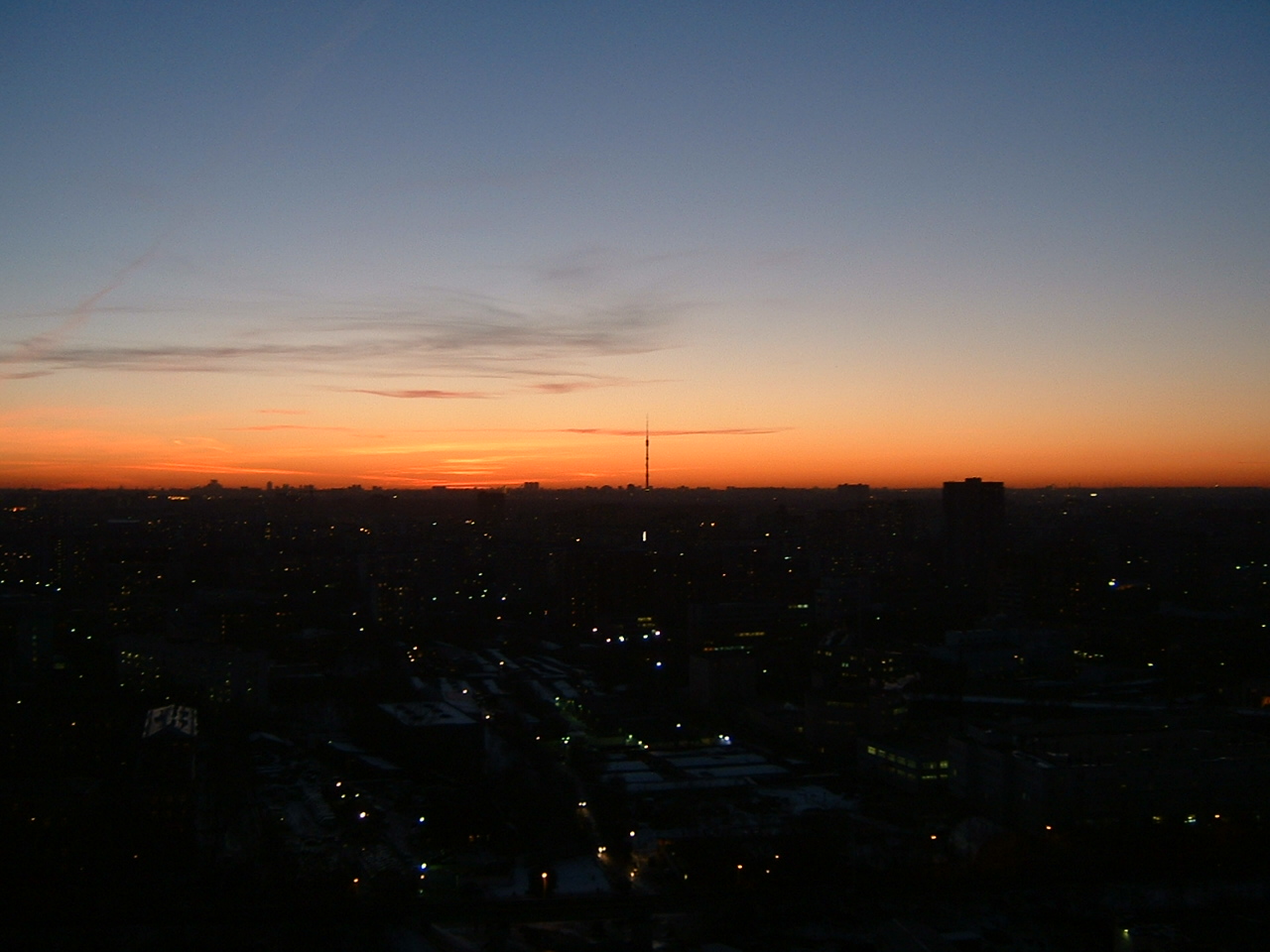 モスクワの夜景